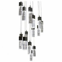 Подвесная светодиодная люстра Kink Light Аква 08510-15А,02(4000K)