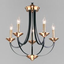 Люстра для натяжных потолков Eurosvet Lazzaro 60098/5 черный