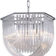 Подвесная люстра DeLight Collection Murano Glass KR0116P-7L/A chrome