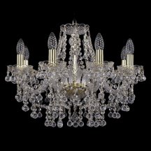 Подвесная люстра Bohemia Ivele Crystal 1409/8/195/G