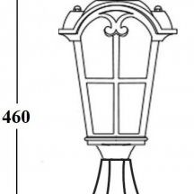 Наземный фонарь Oasis Light PORTO 86104 Gb