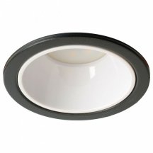 Светильник встраиваемый Feron DL3102 потолочный MR16 G5.3  черный + белый 51401