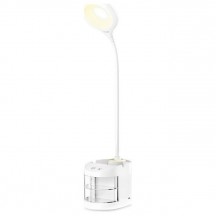 Настольная лампа офисная Ambrella light DE56 DE561 WH белый LED 4200K 4W
