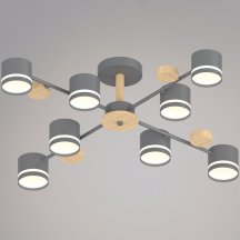 Потолочная люстра  68730-0.3-08 GX53 GREY+WOOD