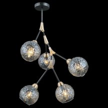 Люстра в гостиную Illumico  IL0263-5PSQ-79 BK AB