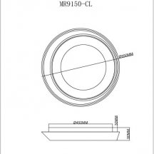 Потолочный светильник Phoebe MR9150-CL