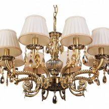 Подвесная люстра Abrasax Sylvia L.8110-8BR CRISTAL-SHADE
