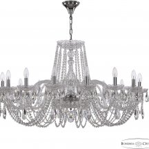 Подвесная люстра Bohemia Ivele Crystal 1402 1402/16/400 Ni