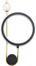 Бра Crystal Lux Corida AP25W Led Black/Gold