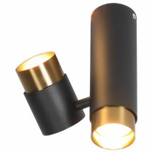 Бронзовый потолочный светильник Lussole Gilbert LSP-8378