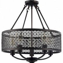 Подвесная люстра Freya Conte FR4166-PL-05C-BL Лофт