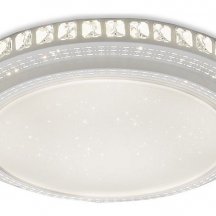 Потолочный светодиодный светильник Ambrella light Orbital Crystal F92 104W D600