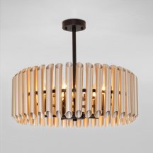 Элитная люстра Bogate`s Castellie 361/5 черный / шампань