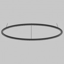 Подвесной светодиодный светильник Italline IT013-6022 black 3000K