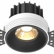 Точечный светильник Maytoni Round DL058-12W2.7K-TRS-B
