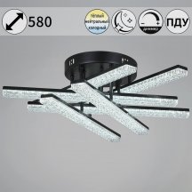 Люстра с ПДУ Reluce  03749-3.3-06C BK