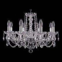 Подвесная люстра Bohemia Ivele Crystal 1402/8/195/Ni