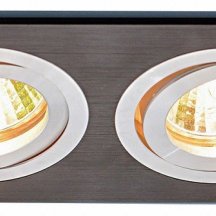 Встраиваемый светильник Elektrostandard 1051/2 BK черный 4690389083662