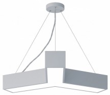 Подвесной светодиодный светильник Geometria ЭРА Igrek SPO-141-W-40K-028 28Вт 4000К белый Б0050566