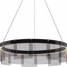 Подвесная люстра DeLight Collection Stratos D8825P/M black/smoky