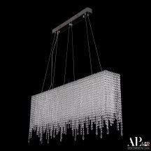 Элитная подвесная люстра APL LED Sicilia SH512.0.100.G.Ni.4000