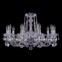 Подвесная люстра Bohemia Ivele Crystal 1402/10/240/Ni
