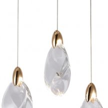 Подвесной светильник OD2440 OD2439-3 gold/clear Подвесной светильник OD2440 OD2439-3 gold/clear