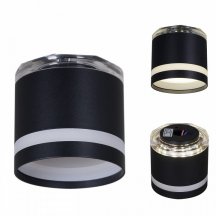 Точечный светильник Reluce 53001-9.5-001LD GX53+LED3W BK