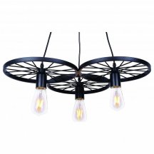 Подвесной светильник Toplight Vanessa TL1201H-03BK Лофт