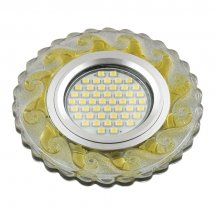 Встраиваемый светильник Fametto Luciole DLS-L139 Gu5.3 Glassy/Gold
