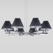 Подвесная люстра Peony 60136/8 хром/графит (Россия)