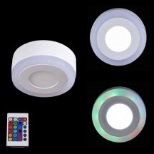 Точечный светильник  60503-9.0-001TM LED3+3W  WH/DL+RGB