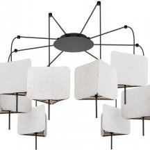 Подвесная люстра Arte Lamp Trixie A7084SP-8BK