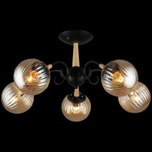 Люстра для гостиной Reluce  04886-0.3-05 BK+WOOD