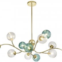 Подвесная люстра Indigo Selva 11032/12R Gold V000298
