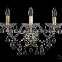Настенный светильник классика Bohemia Ivele Crystal 1409 1409B/3/195/XL/G