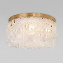 Потолочная люстра Eurosvet Sandra 60084/5 латунь/перламутр Smart