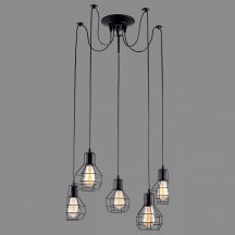 Подвесная люстра Arte Lamp A1109SP-5BK