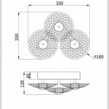 Настенный светильник Wertmark Pamela WE160.03.301