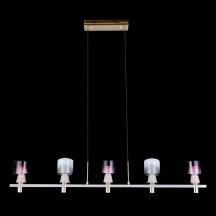 Люстра для натяжного потолка LEON Marie LE7719/5L Nickel