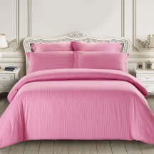 КПБ Tango Color Stripe Страйп-сатин 1,5-спальный, ярко-розовый