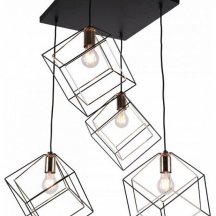 Подвесной светильник Imex MD.0830-4-P BK+FGD