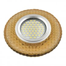Встраиваемый светильник Fametto Luciole DLS-L135 Gu5.3 Glassy/Gold