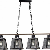 Люстра для натяжных потолков Illumico  IL1006-4LL-05 BK Wood