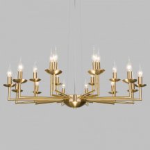 Люстра в гостиную Eurosvet Cariso 60150/18 латунь