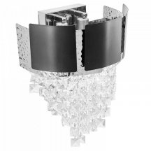 Бра Molina LDW 7045-2 BK+CHR