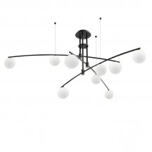 Элитная потолочная люстра DeLight Collection 8119P 8119P/9 black