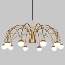 Подвесная люстра Eurosvet Ragno 90030/10 LED золото