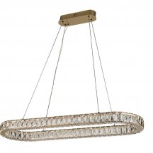 Элитная подвесная люстра Newport 8580 8580/90 C oval gold