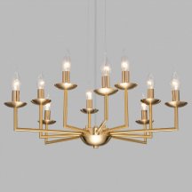 Подвесная люстра Eurosvet Cariso 60150/10 латунь